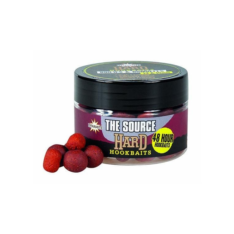 THE SOURCE HARD HOOKBAIT BOILIES & DUMBELLS 14/15MM