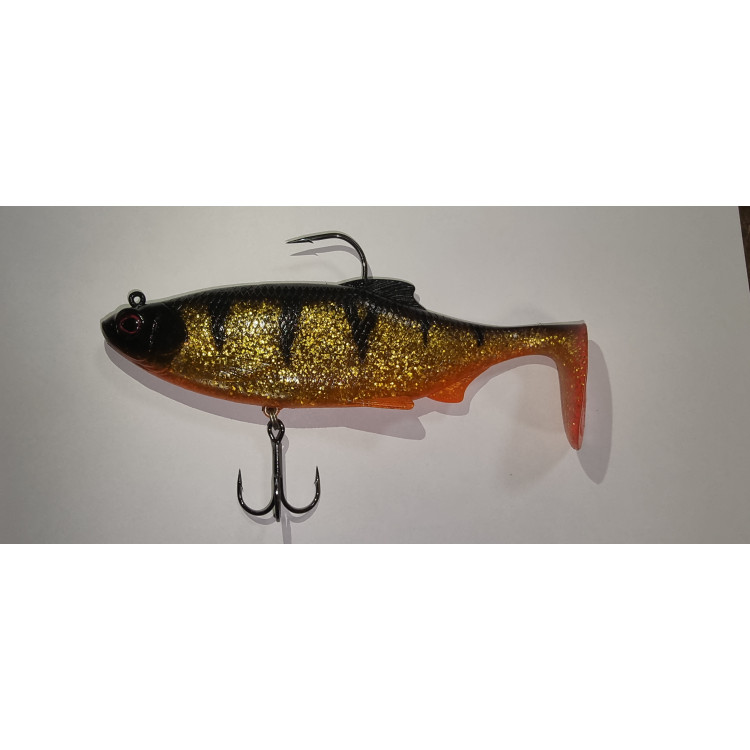 RICKY THE ROACH SHADTAIL R'N R 14CM 57GR SINKING GOLDEN PERCH