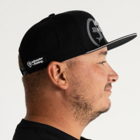 ADVENTER FISHING COTTON CAP BLACK